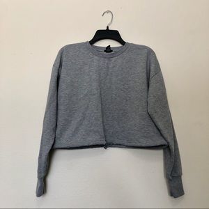 Rue 21 Cropped Sweatshirt W/ Drawstring